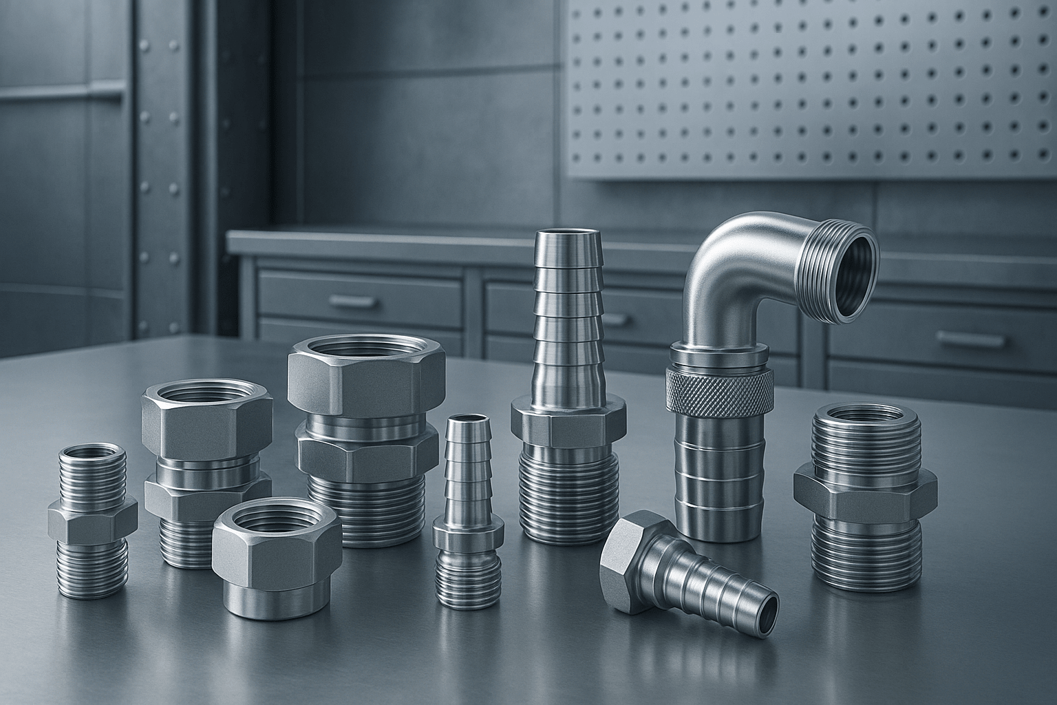 Как выбрать фитинги и соединители для промышленных шлангов